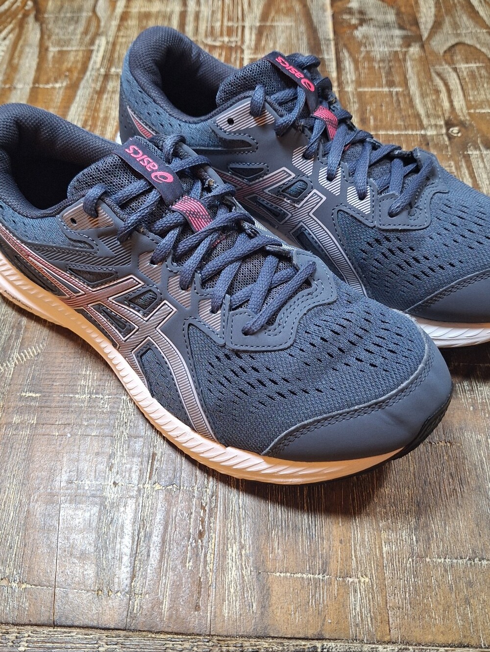 Size 9 - Asics Gel Contend 8 Womens Running Shoes Gray & Pinkโ Athletic Shoes